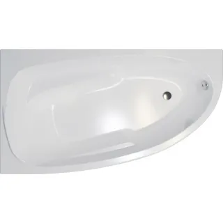 Акриловая ванна 1ACReal Мадрид Щ0000045646 левая обрезанная 170x95 см белый