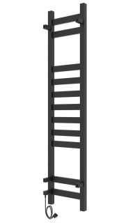 Полотенцесушитель электрический Laris Флавиа 73207657 правый П11 20x100см чёрный муар