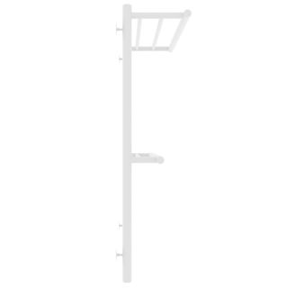 Полотенцесушитель водяной Laris Лавина 73208027БМ с полками П9 50x80см белый матовый