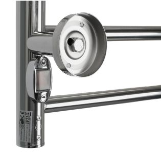 Полотенцесушитель электрический Domoterm Аврора DMT 109-Т5 П10 50x90 EK L с полкой хром