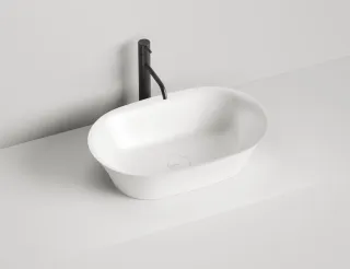 Накладная раковина Salini Mona S-Stone 110821M 60см белый матовый