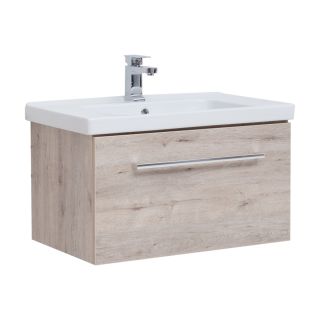 Тумба подвесная Dreja.Rus BIG INN 80 под умывальник Гармония 80, дуб кантри