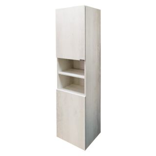 Comforty Шкаф-колонна "Верона-35" дуб белый