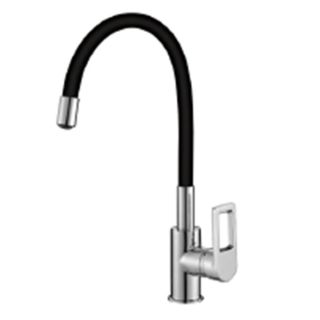 Смеситель для кухонной мойки Rossinka Z35-35U Черный Хром