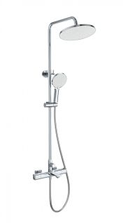 Душевая стойка Wonzon & Woghand Solid WW-C3011-A-CR с термостатом хром