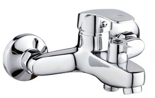 Смеситель для ванны с душем РМС SL85-009E хром