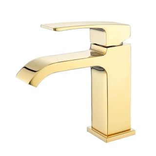 Смеситель для раковины Raglo R02.10.23 золотой сатин