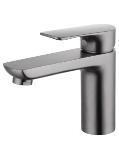 Смеситель для раковины Wonzon & Woghand Line WW-A40732-BGG тёмный графит