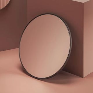 Зеркало Artceram Lord ACS016 56 в металлической раме с LED-подсветкой и сенсорным выключателем moka