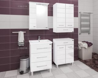 Шкаф СанТа Омега 407005 60см белый