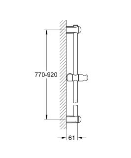 Душевая штанга Grohe Euphoria  27500000 хром