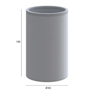 Стакан для зубных щёток Boheme Uno 10982-BRB брашированная бронза