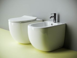 Приставной унитаз Ceramica Nova Metropol CN4004 безободковый белый