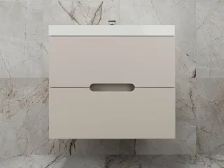 Подвесная тумба под раковину Style Line Матис ЛС-00002310 60 см кремовый