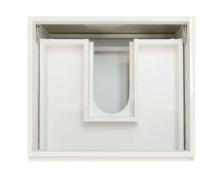 Напольная тумба под раковину Эстет Dallas Luxe ФР-00001921 Л/П 120см три ящика белый