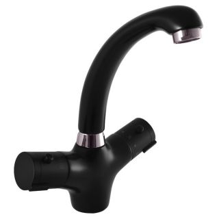 Смеситель для раковины Rav Slezak Dunaj Termostat TRM26.5CMAT черный