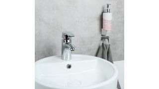 Держатель для дозатора с крючком, хром, Fixsen Practica (FX-800B)