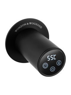 Полотенцесушитель электрический встраиваемый Wonzon & Woghand Baden WW-AL366-MB 55x78 см с внутренней частью чёрный матовый