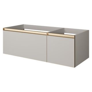 Тумба под раковину Armadi Art Quatro 790-M2-120-CM-MG-LED 120 см с подсветкой кашемир/золото матовое