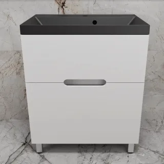 Напольная тумба под раковину Style Line Матис ЛС-00002442 70 см белый матовый