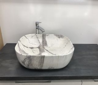 Раковина  CeramaLux K397G125  белая 50 см