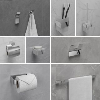 Ёршик для унитаза Lemark Smooth Line 9761019 с держателем хром