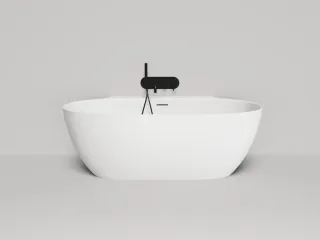 Ванна из искусственного камня Salini Alda Wall S-Sense 101915GRH 170x90см RAL снаружи