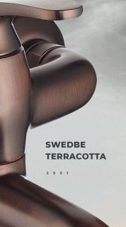 Смеситель для ванны Swedbe Terracotta 2551 бронза