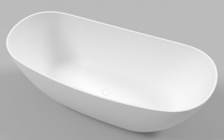 Ванна из искусственного камня Whitecross Onyx C 0206.160075.200 160x75см белый матовый