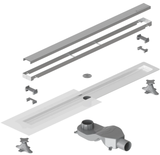 Душевой лоток Boheme Premium Linear 982-80-CR 80см хром