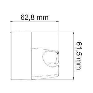 Wasserkraft А014 Настенный держатель лейки поворотный
