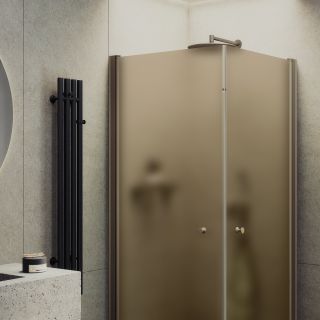 Душевой уголок MaybahGlass MGY-1298-2 80x80см бронза