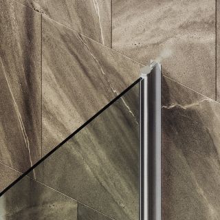 Шторка на ванну MaybahGlass MGV-782-5 70см хром матовый