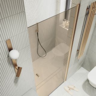 Душевая дверь MaybahGlass MGD-804-2 80см бронза