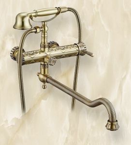Смеситель Zorg Antic  A 101WDN-BR для ванны и душа