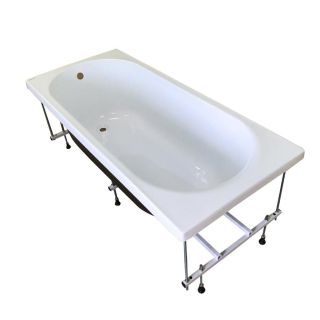 Акриловая ванна Aquanika Round A1015075024 150x75 см белый