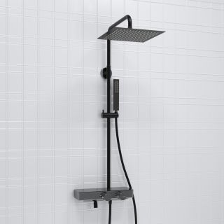 Душевой комплект WasserKRAFT A114.162.218.CB Thermo черный