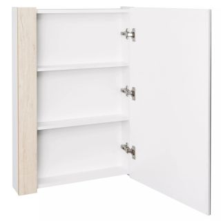 Зеркальный шкаф Акватон Кантри белый/дуб Верона 1A257702AHB20