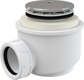 Сифон для душевого поддона AlcaPlast хром A47CR-50