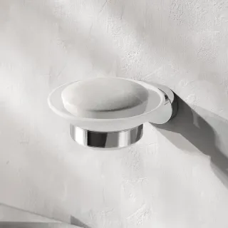 Мыльница стеклянная настенная AM.PM Sense  A7434200 хром