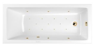 Гидромассажная ванна Whitecross Wave 0101.160070.100.RELAX.GL 160x70см Relax золото