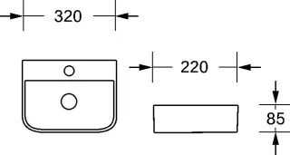 Раковина Milleau Perl MU1010A-GW белый
