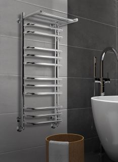 Полотенцесушитель водяной Indigo Brace LBCW100-50P с полкой 100x50 см хром