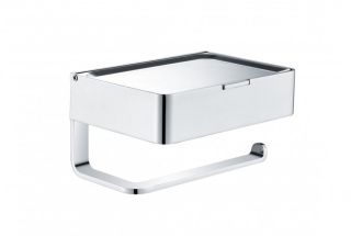 Настенный бумагодержатель плоский Grocenberg AC0050 (Хром)
