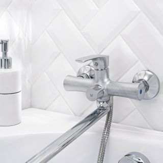 Смеситель для ванны с душем РМС SL126-006E хром