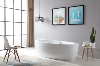 Акриловая ванна ABBER AB9206 185x91x58