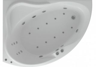 Акриловая ванна АКВАТЕК Альтаир 160x120 см левая без гидромассажа