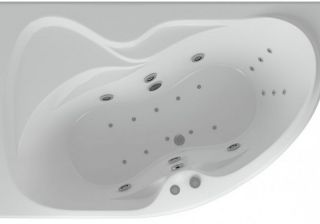 Акриловая ванна АКВАТЕК Вега 170x105 см левая без гидромассажа