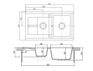 Мойка кухонная Акватон ДЕЛИЯ 87 жемчуг
