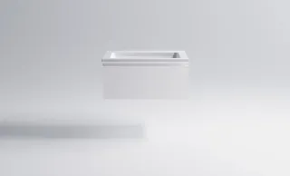 Тумба с раковиной Astra-Form Альфа 03060003+04010006 70 см белый матовый